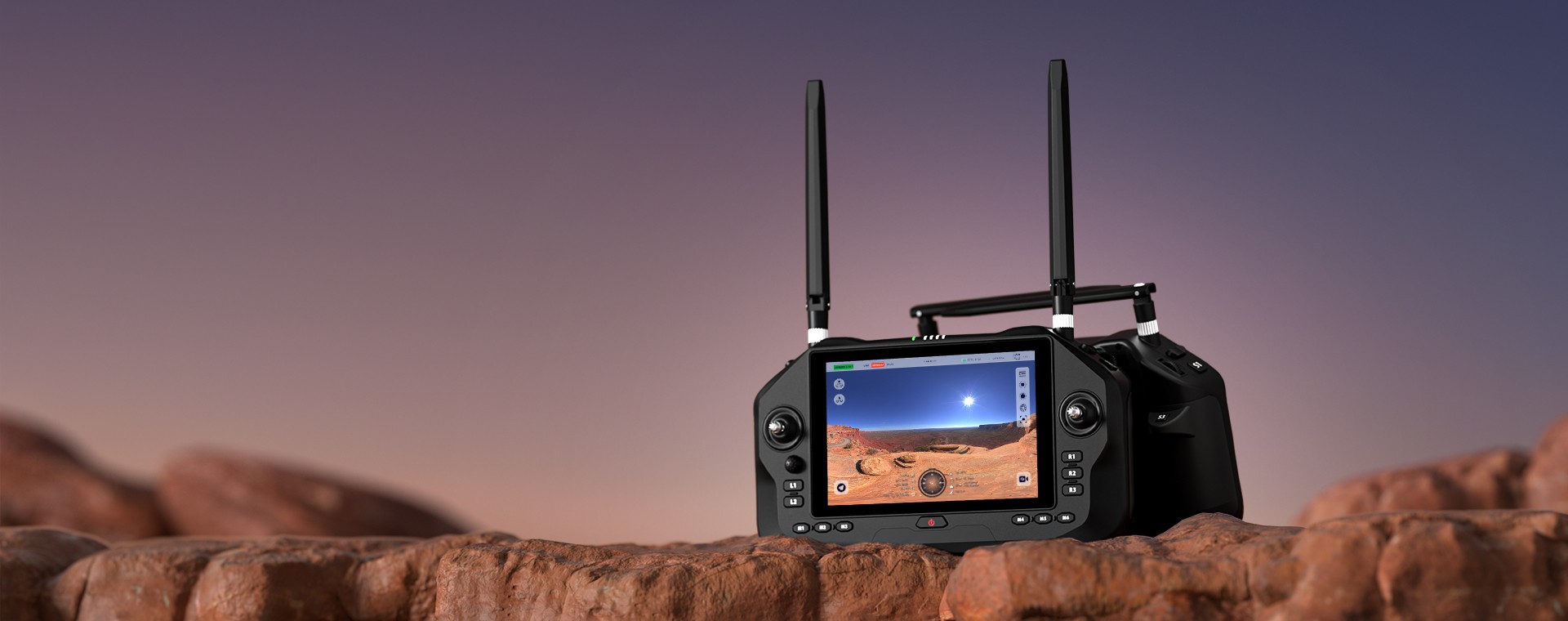 高性能手持地面站